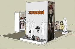 服装店假人模特SU模型