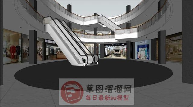 购物中心商场SU模型