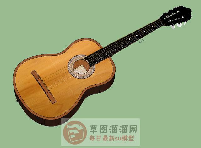 吉他乐器音乐SU模型
