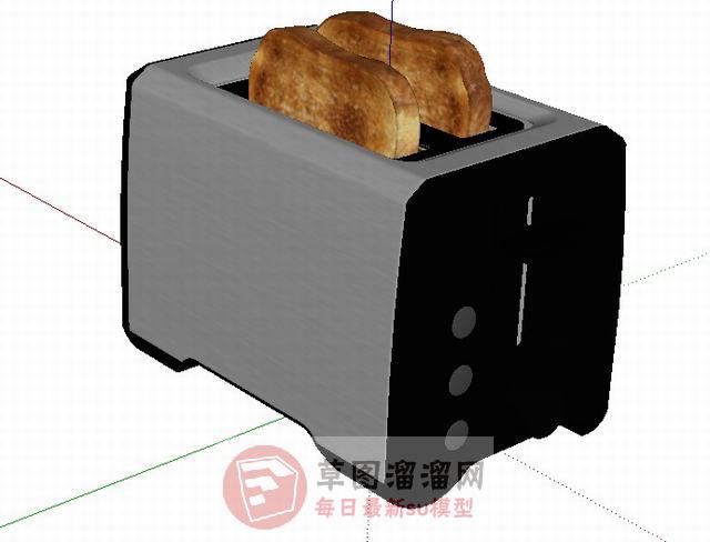 烤面包机面包机SU模型