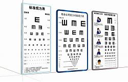 视力表体检医疗SU模型