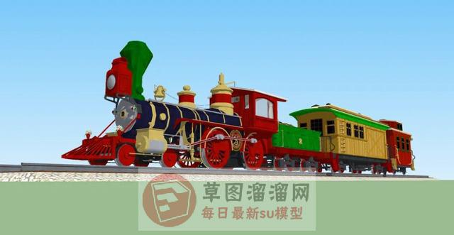 迪士尼火车SU模型