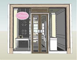 服装店珠宝店女包店SU模型