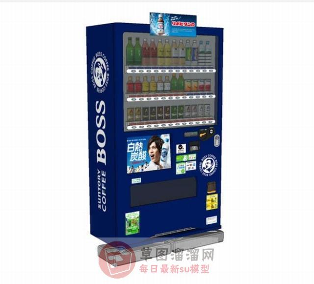 自动售卖机贩卖机SU模型