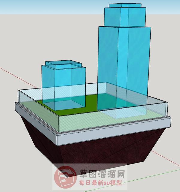 售楼沙盘SU模型