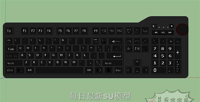 键盘SU模型
