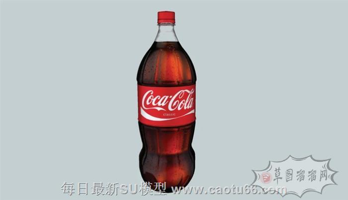 可乐饮料SU模型
