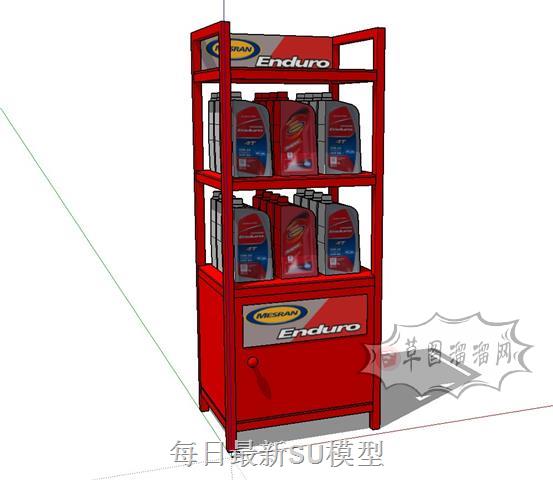 汽车维修店道具SU模型