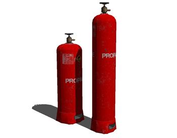 氧气乙炔瓶施工设备SU模型