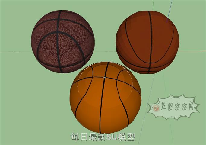 篮球球体育SU模型