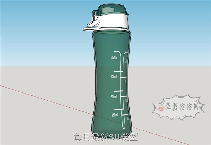 水瓶水杯保温杯SU模型