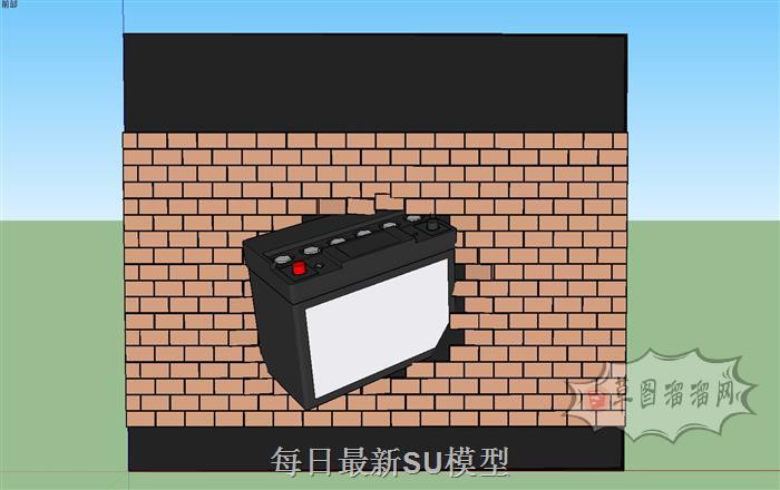 艺术墙立体墙艺术SU模型