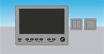 门铃可视电话SU模型