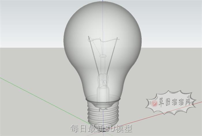 电灯泡灯具SU模型