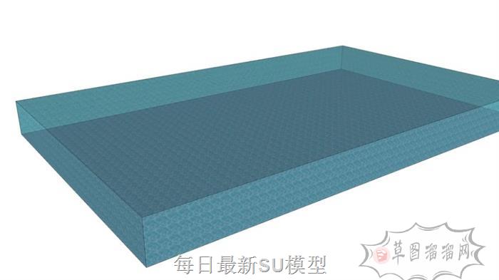 水水池水景SU模型
