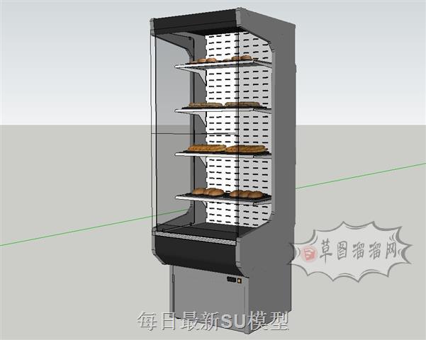 蛋糕柜冰柜展柜SU模型
