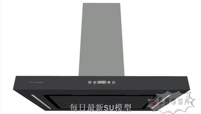 吸烟机抽油烟机SU模型