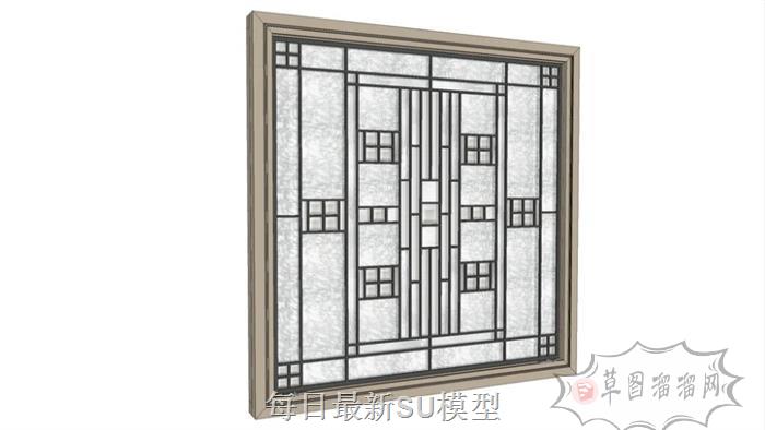 窗户窗口SU模型