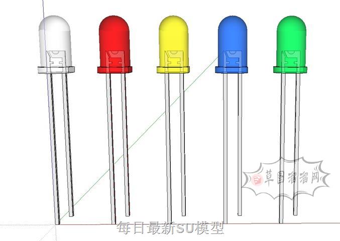 二极管灯半导体SU模型