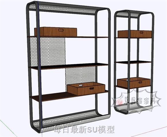 置物架SU模型