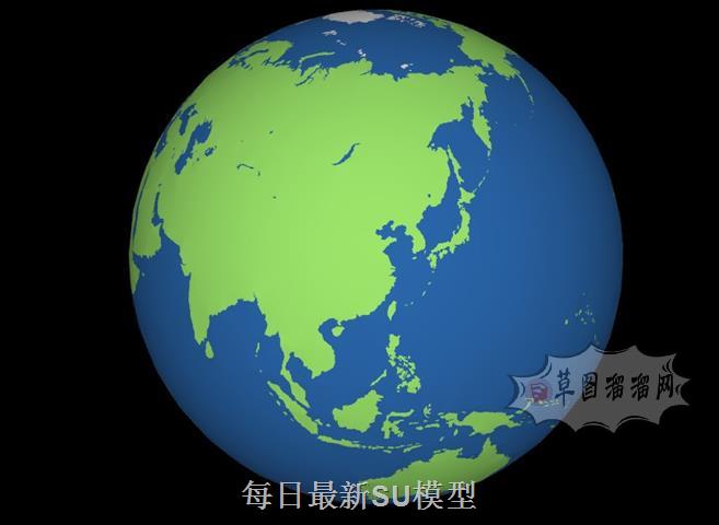 地球星球SU模型