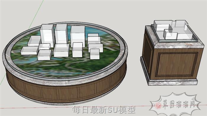 售楼沙盘SU模型