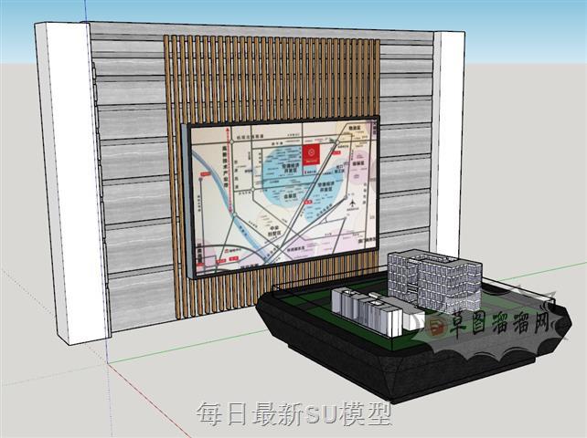 售楼沙盘SU模型
