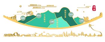 文化墙宣传栏SU模型
