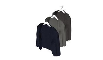 西装西服衣服SU模型