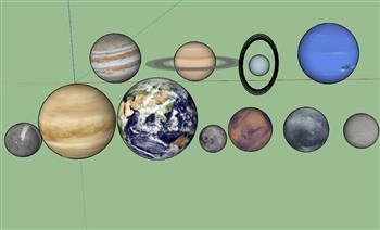 星球恒星地球SU模型
