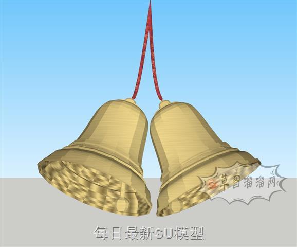 铃铛装饰SU模型