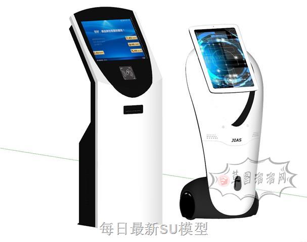 自助终端机排号机SU模型