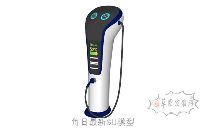 智慧充电桩SU模型