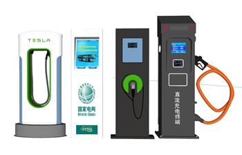 充电桩电网加油SU模型