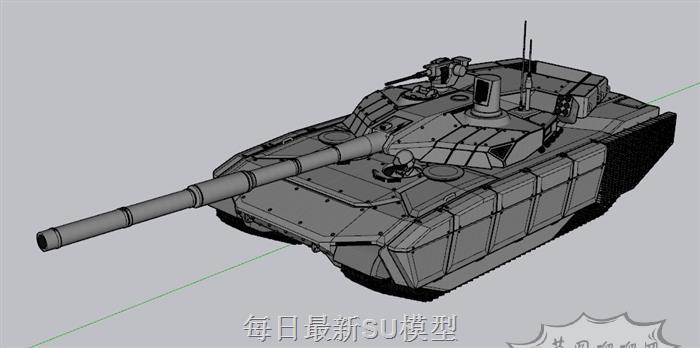 武器坦克SU模型