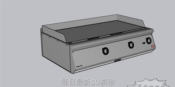 燃气炉烧烤炉SU模型