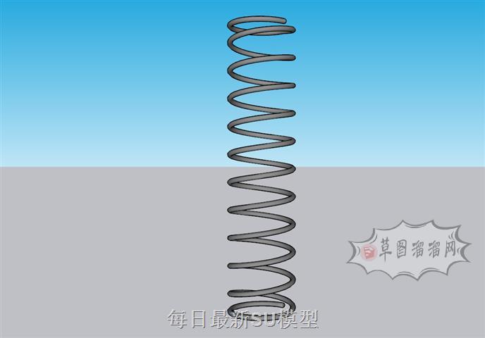 弹簧工具SU模型