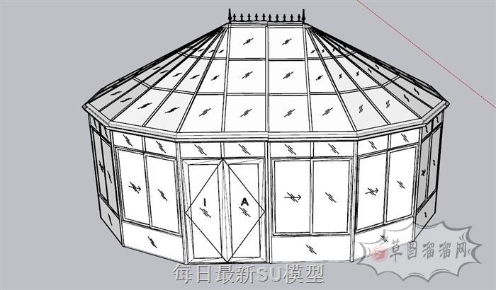 蒙古包少数民族特色SU模型