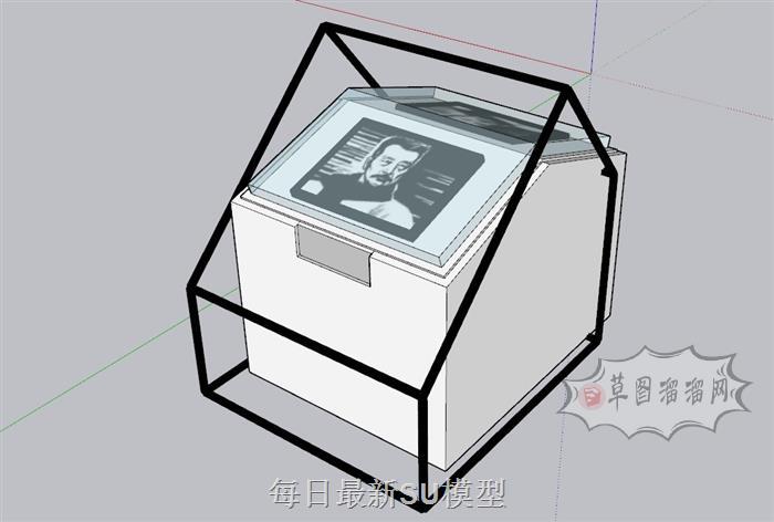 画画美术艺术SU模型