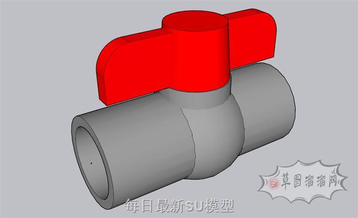 水阀开关SU模型