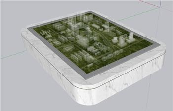 售楼沙盘SU模型