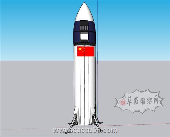 运载火箭航天SU模型