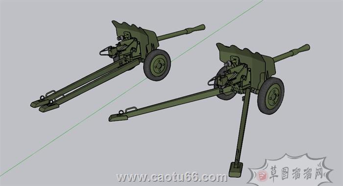武器迫击炮炮弹SU模型