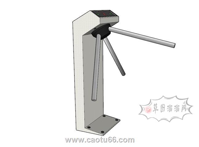 人行道闸机SU模型