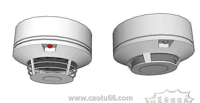 烟雾报警器消防SU模型