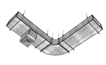 空调管道SU模型