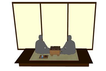 围棋下棋棋盘SU模型