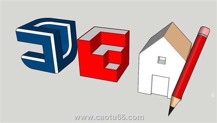 图标logoSU模型