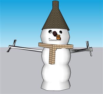 雪人SU模型