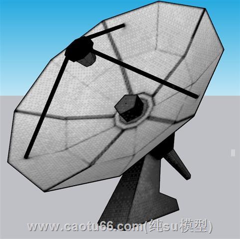 卫星接收天线SU模型